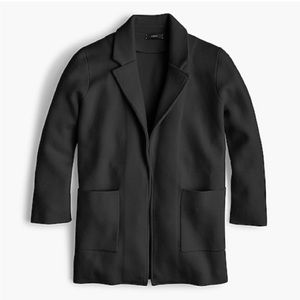 J. Crew Sophie Sweater Blazer - Black